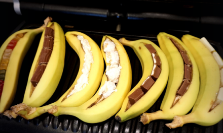 Gegrillte Banane mit Schokofüllung – Mein Lieblingsgrilldessert